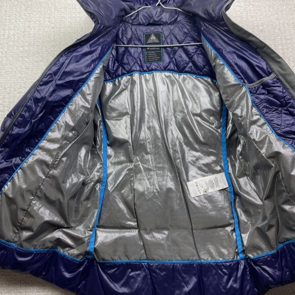 Columbia Down Puffer Quilted Jacket Winter Hooded Omni-Heat Purple Women's XS - Picture 14 of 16